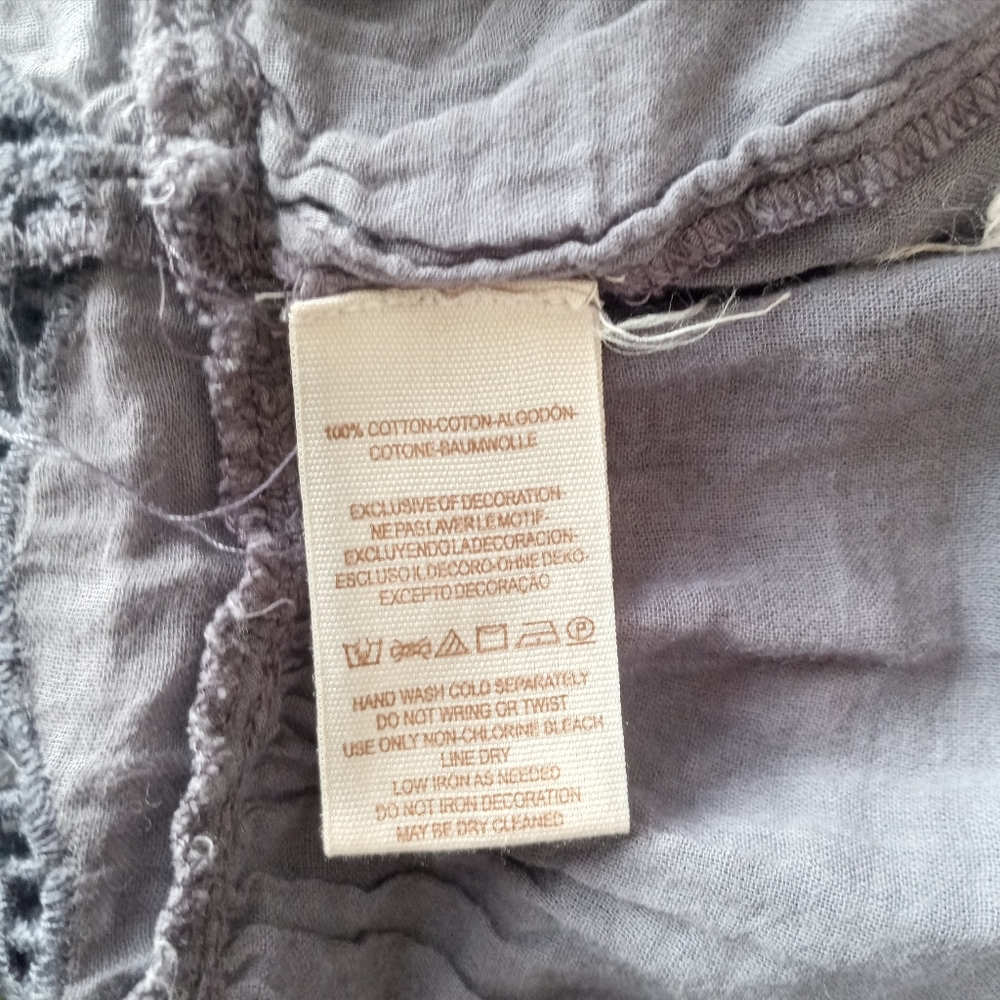Free People XS You're Mine Peasant Tunic Top - Picture 9 of 11